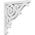 Ekena Millwork Athens Architectural Grade PVC Bracket, 5/8"W X 8"D X 8"H BKTP01X08X08AT